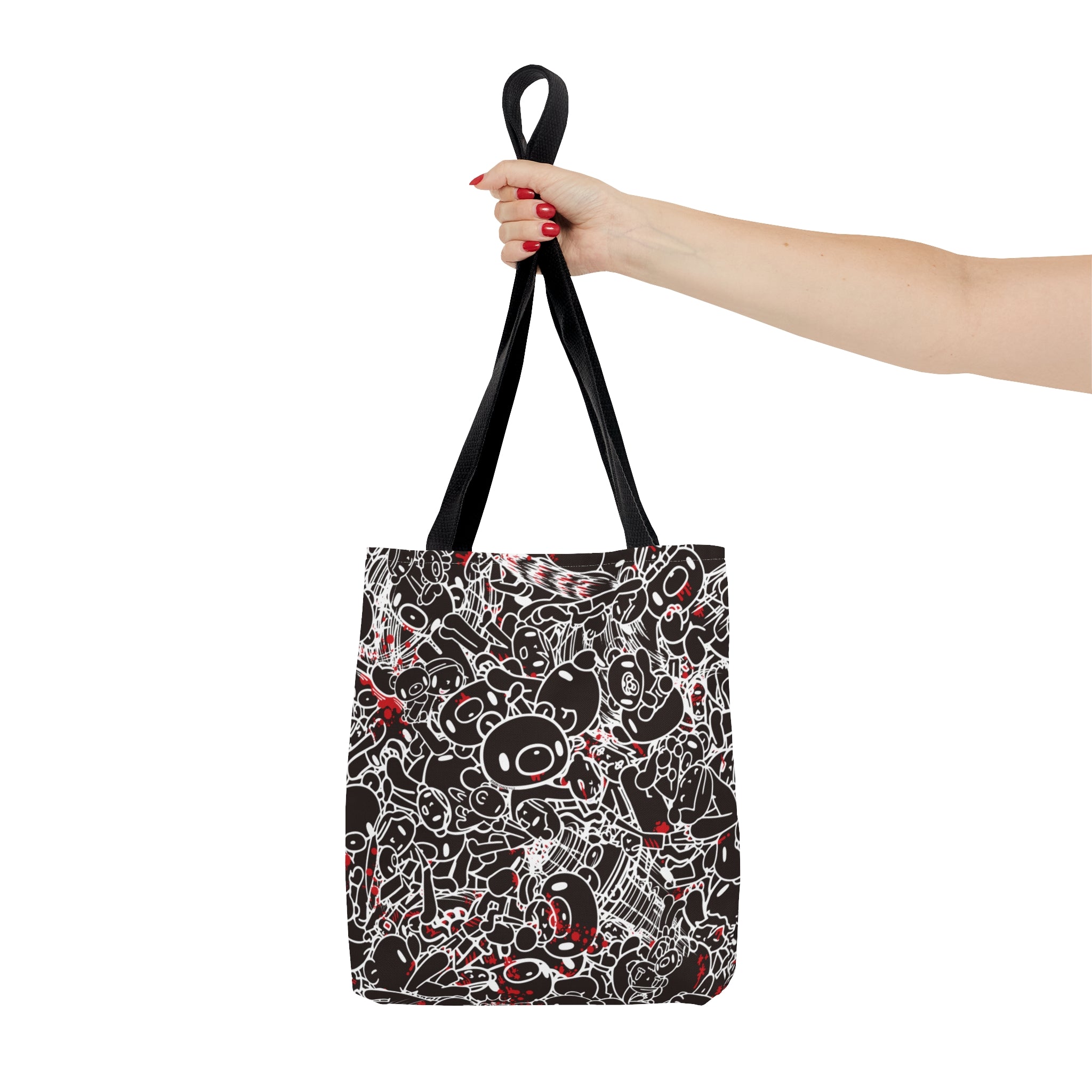 Gloomy & Pity (Black) Chaos Tile Canvas Tote Bag